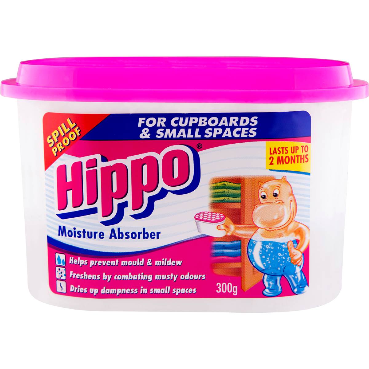Hippo Closet Dehumidifier Container Small Spaces 300g