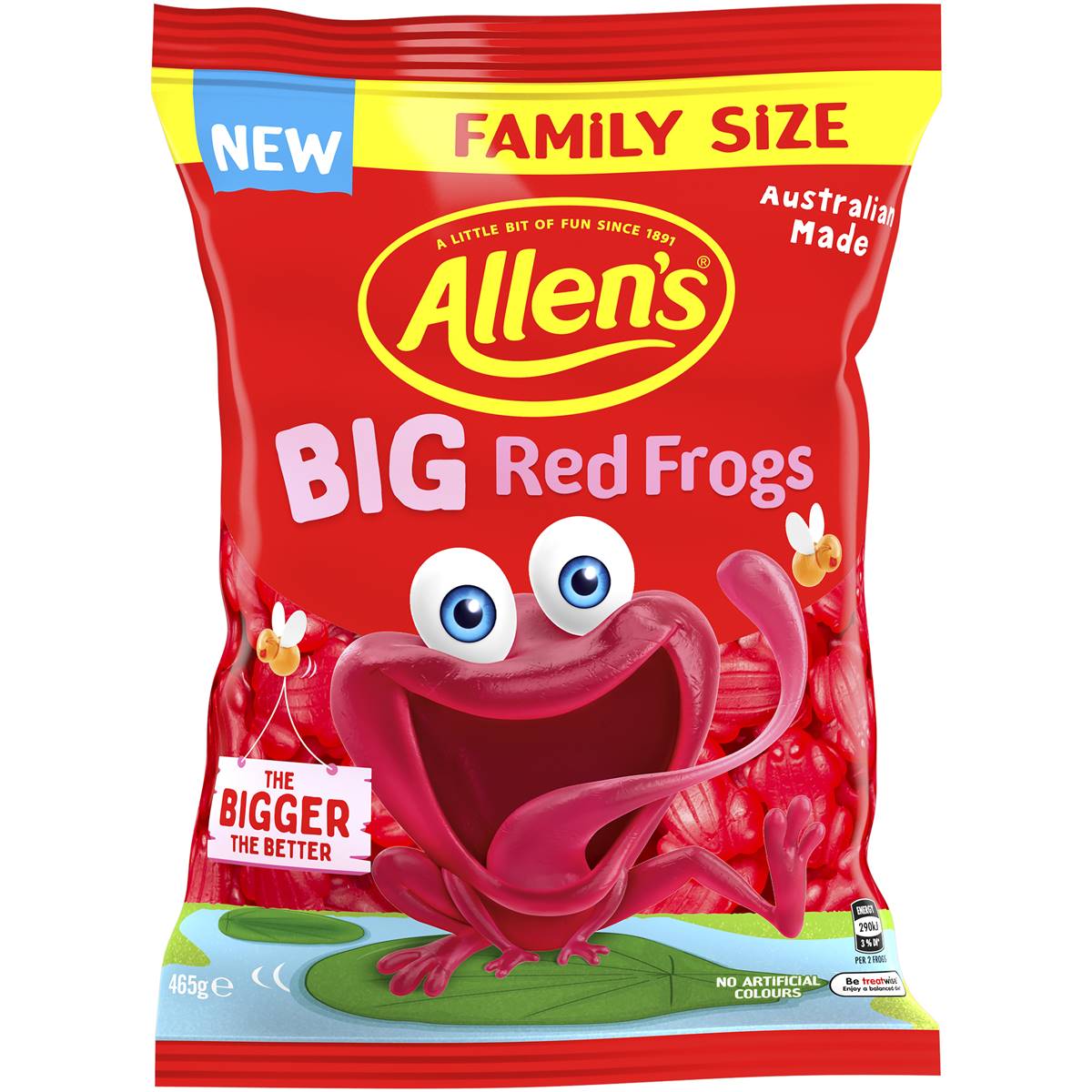 Calories in Allen's Big Red Frogs
