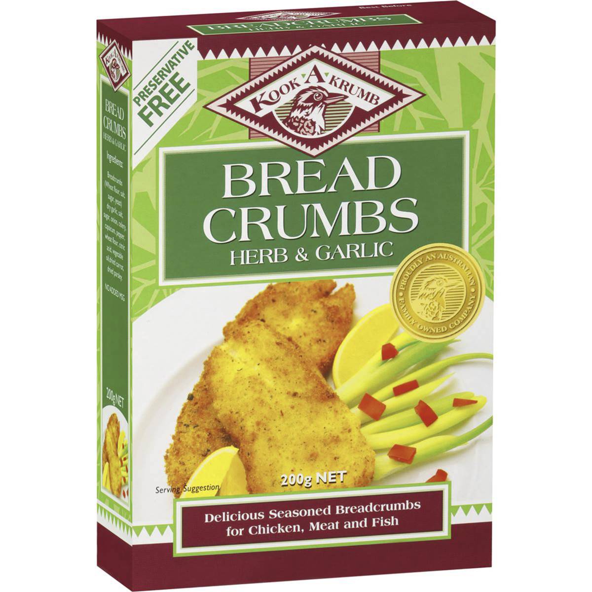 Calories in Kook A Krumb Panko Breadcrumbs calcount