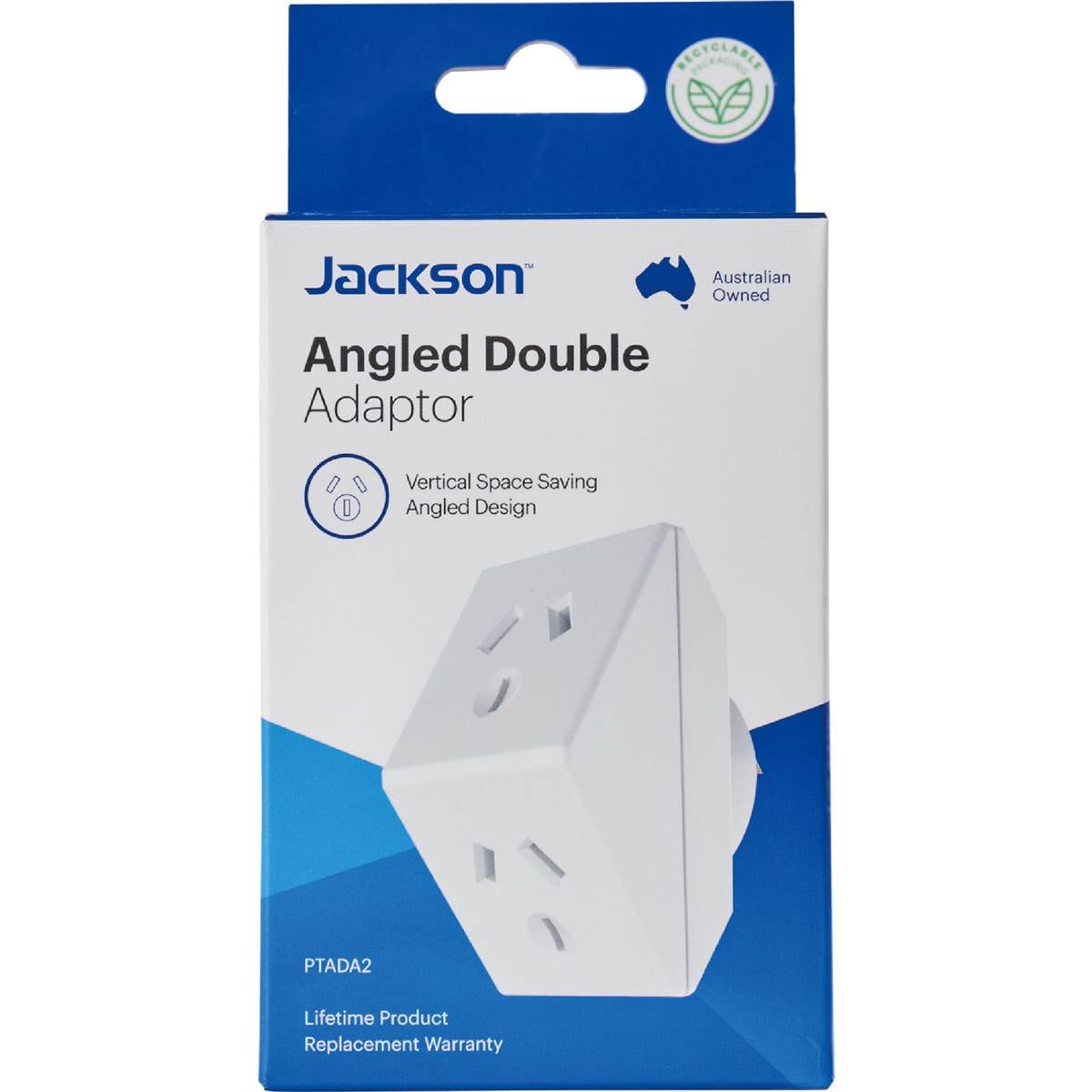 Jackson Angled Double Adaptor