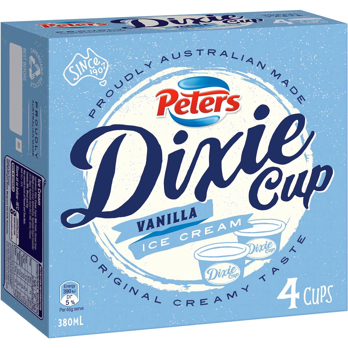 Calories in Everest Dixie Cup, Lemon calcount