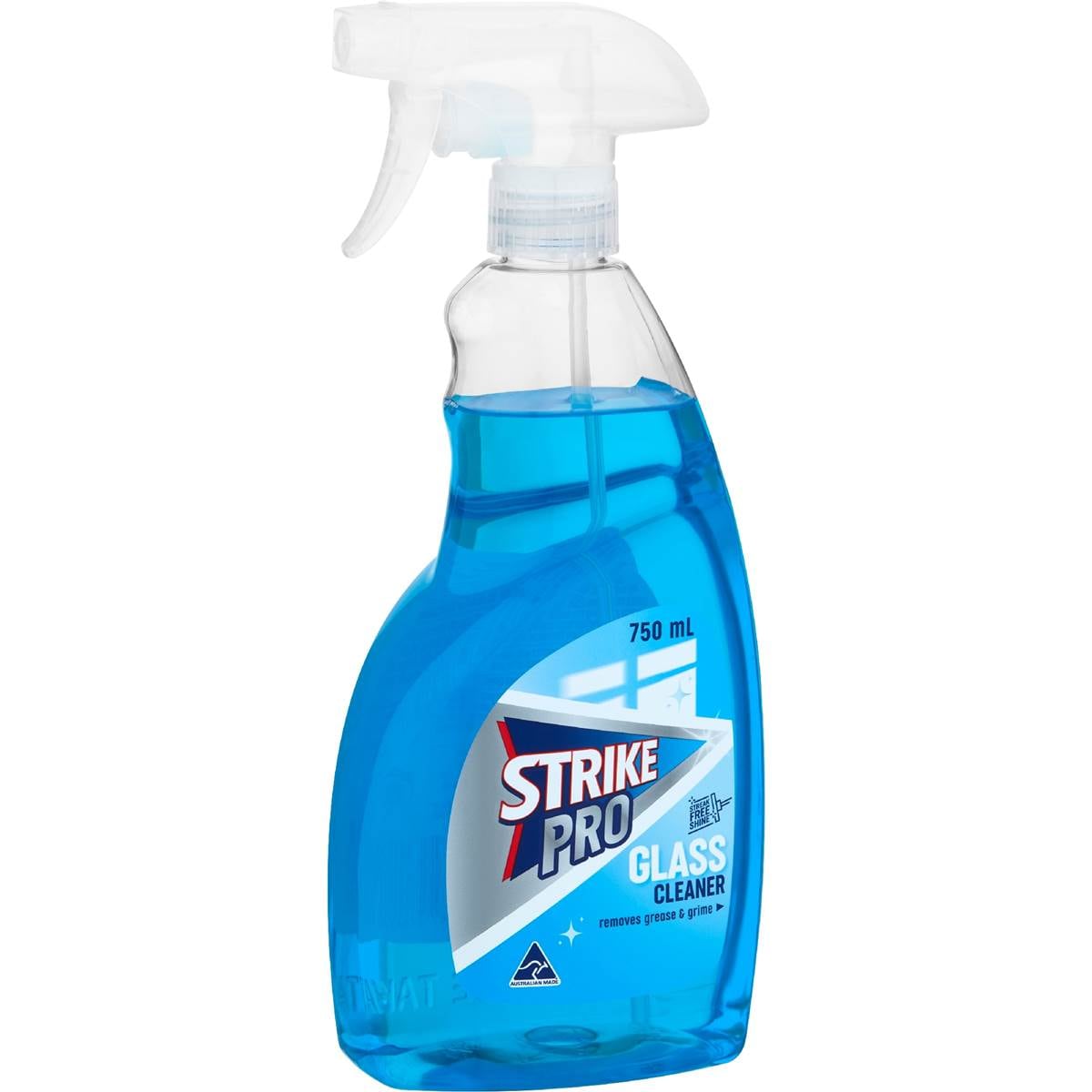 Strike Pro Glass Cleaner Spray Removes Grease & Grime