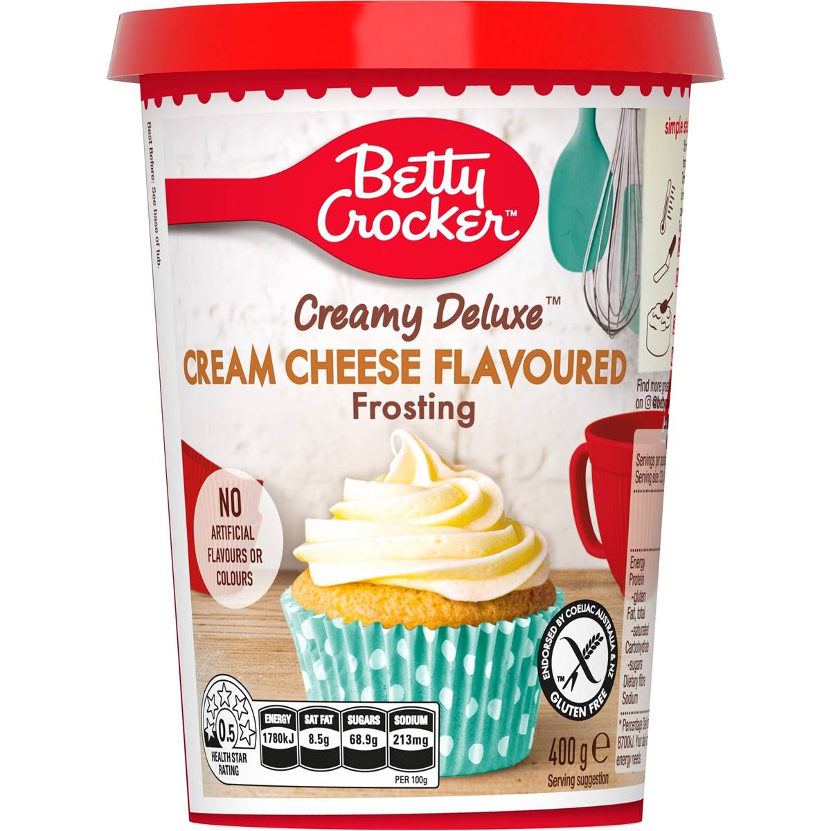 Calories in Betty Crocker Creamy Deluxe Milk Chocolate Frosting calcount