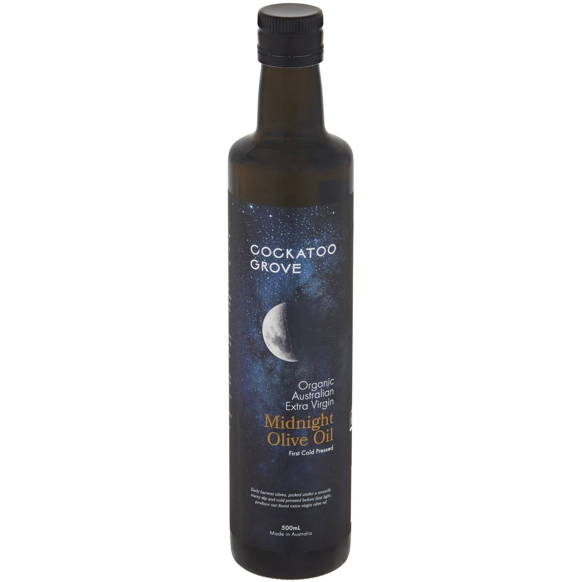 Calories in Cockatoo Grove Organic Australian Extra Virgin Olive Oil calcount