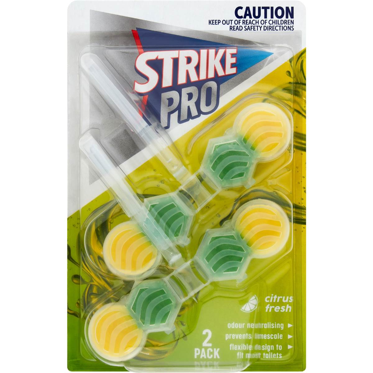 Strike PRO Toilet Clean Rim Block Citrus