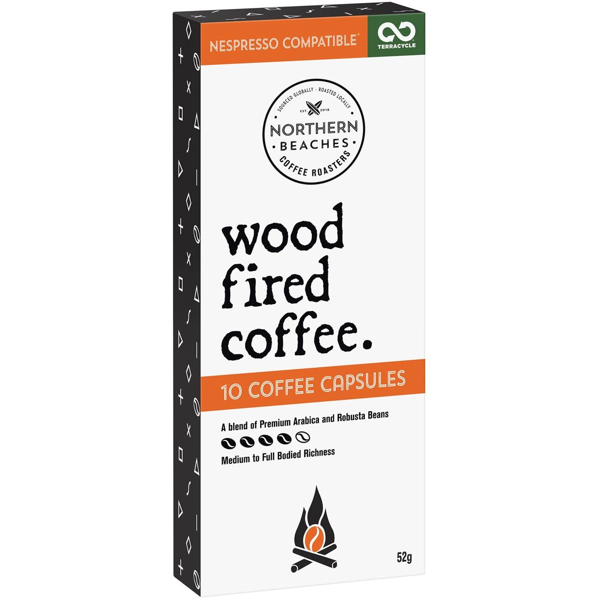 Northern Beaches Coffee Roasters Wood Fired Coffee Nespresso Compatible Capsules