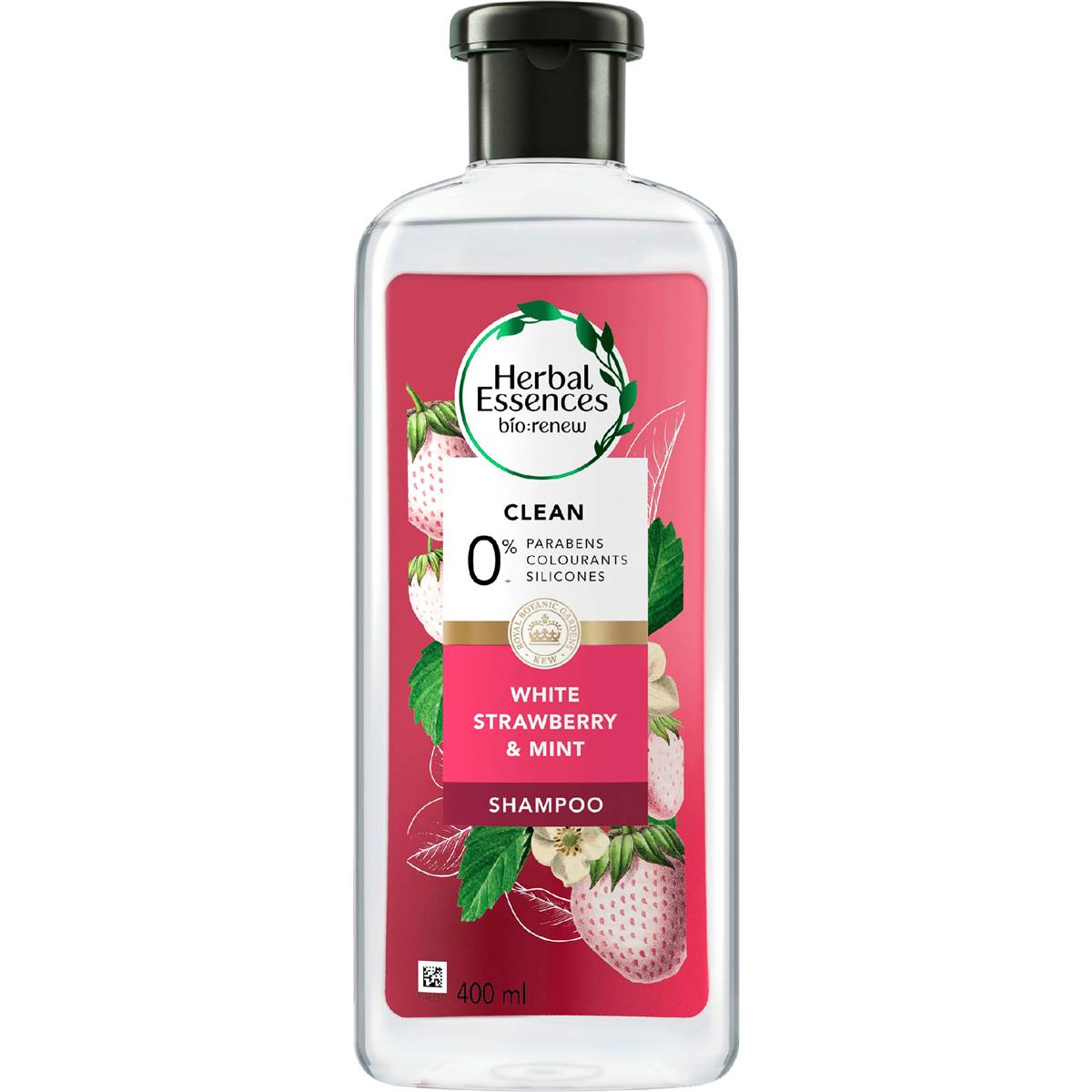 Herbal Essences Bio Renew White Strawberry & Mint Clean Shampoo 400mL