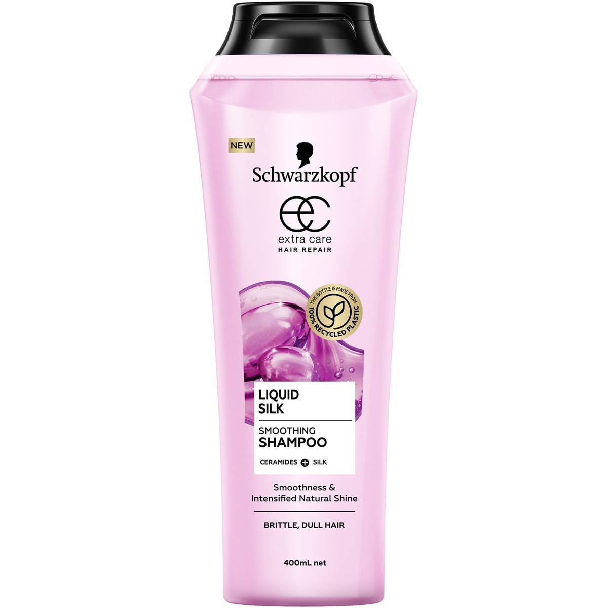 Schwarzkopf Extra Care Liquid Silk Smooth Shampoo For Dull Hair 400mL