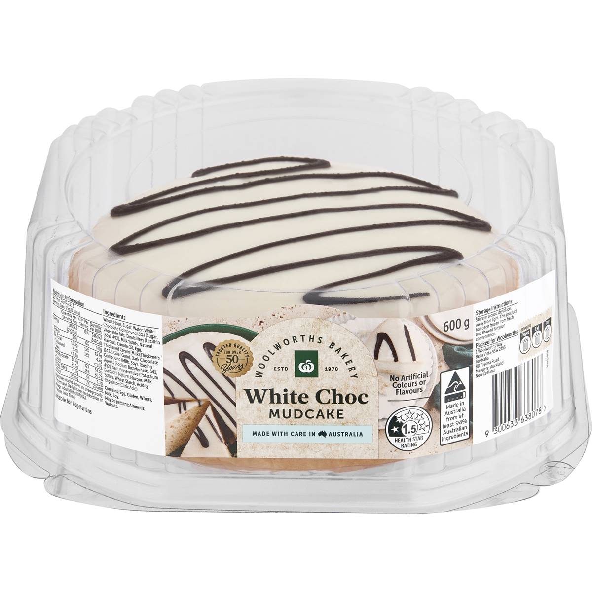 Woolworths Mudcake White