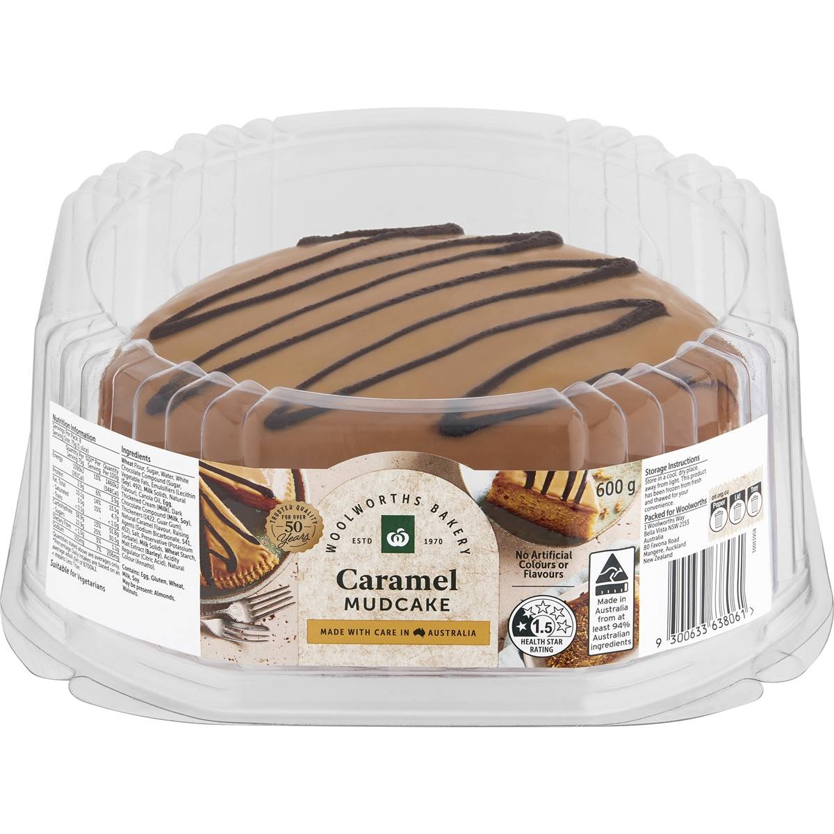 Woolworths Mudcake Caramel