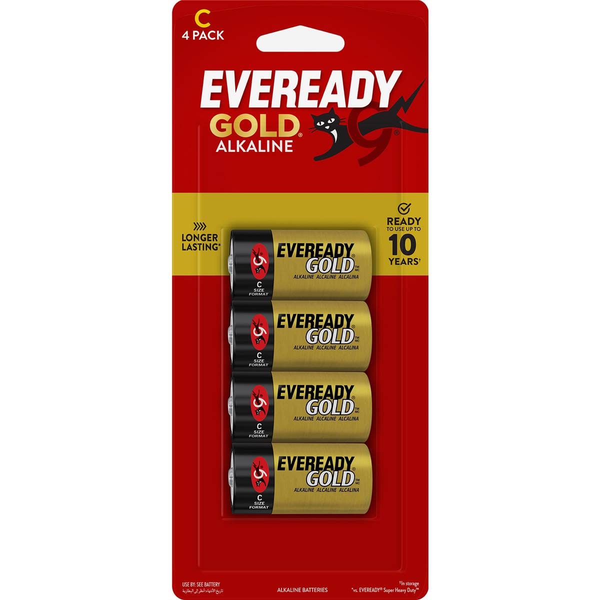 Eveready Gold C Alkaline Batteries