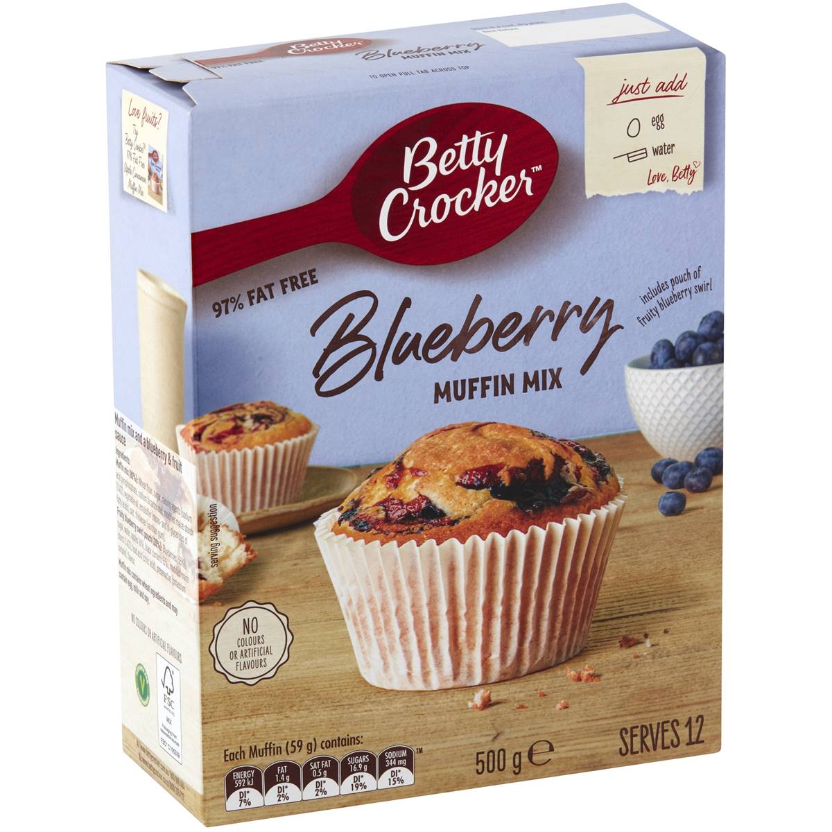 Calories in Muffin Break LowFat Blueberry Muffin calcount