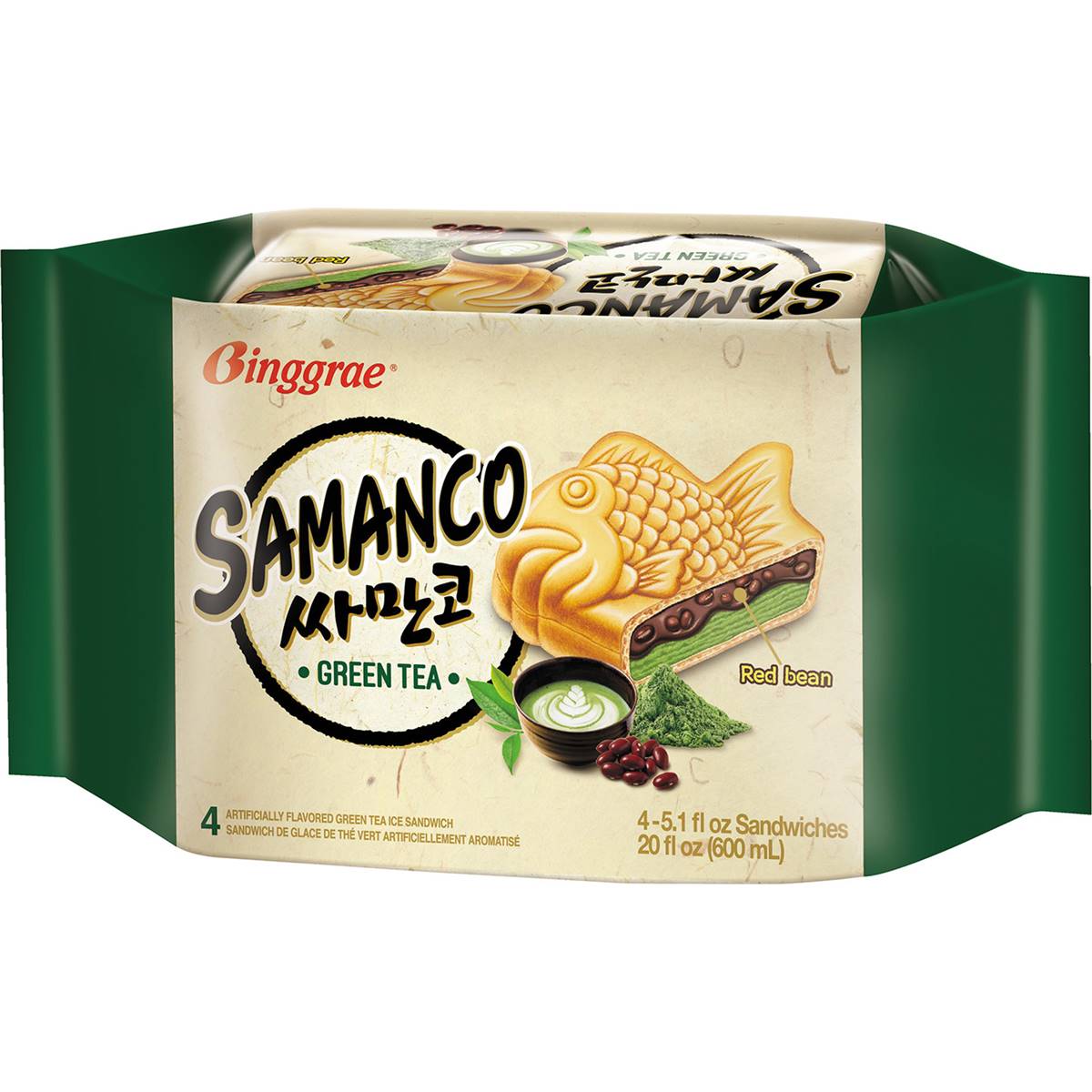 Samanco Binggrae Green Tea Dessert Sandwich