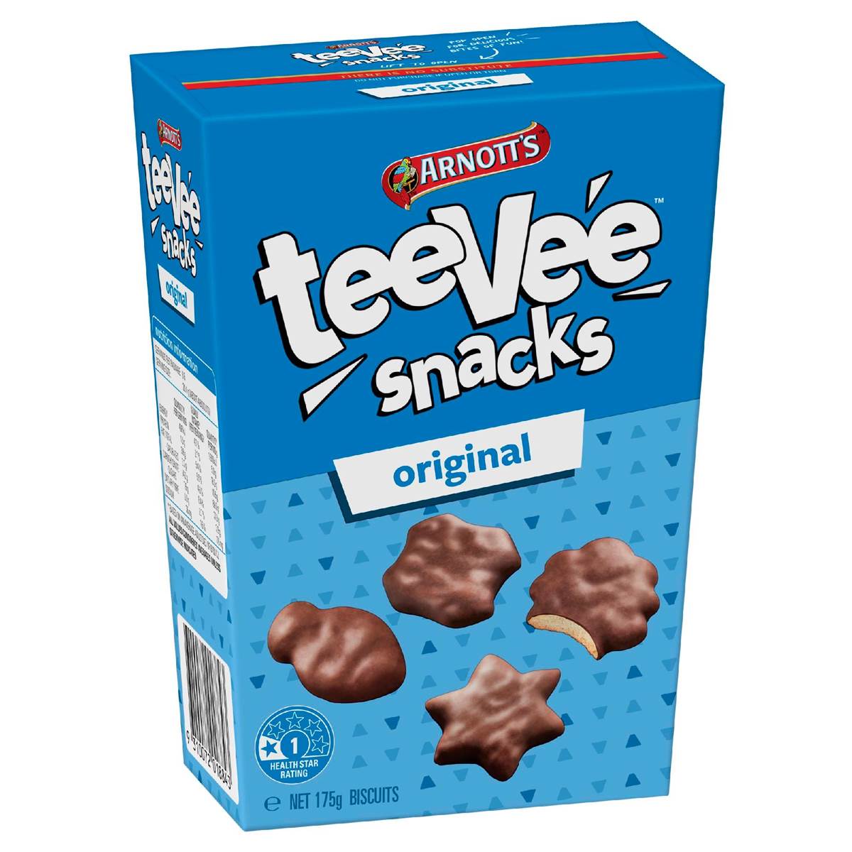 Calories in Arnott's Teevee Chocolate Biscuits Original calcount