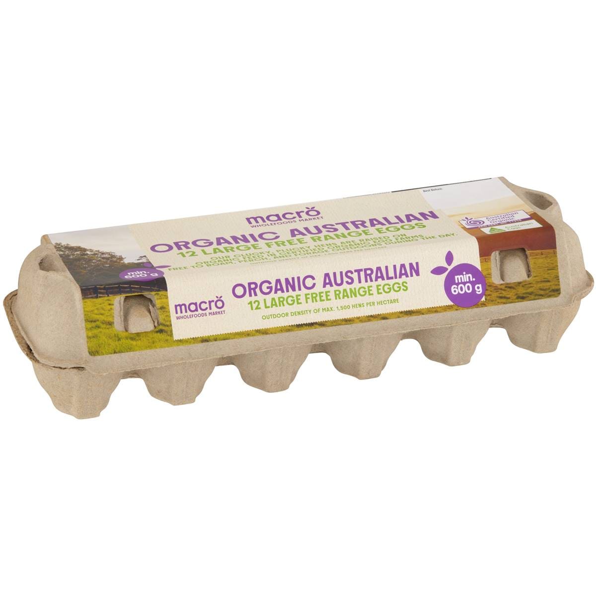 Macro 12 Organic Large Free Range Eggs
