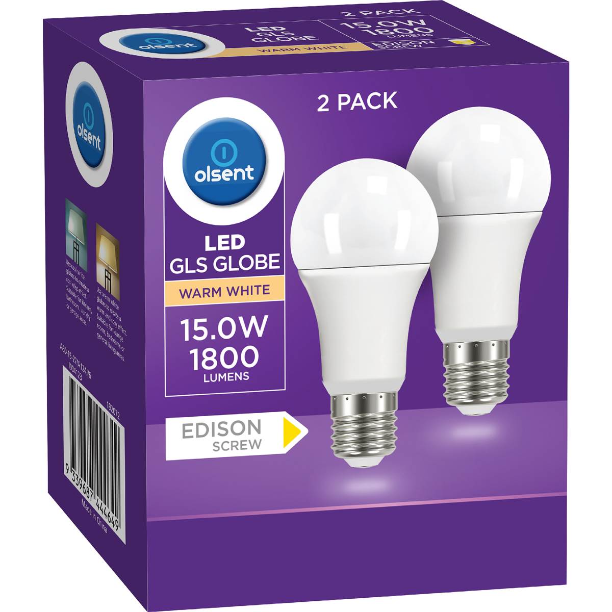 Olsent LED GLS ES 15.0W 1800Lm Warm White