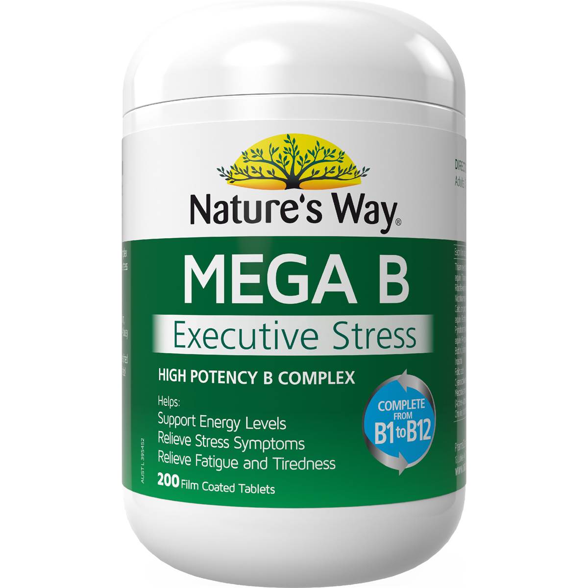 Nature's Way Vitamin B Energy Boost Tablets 200 pack