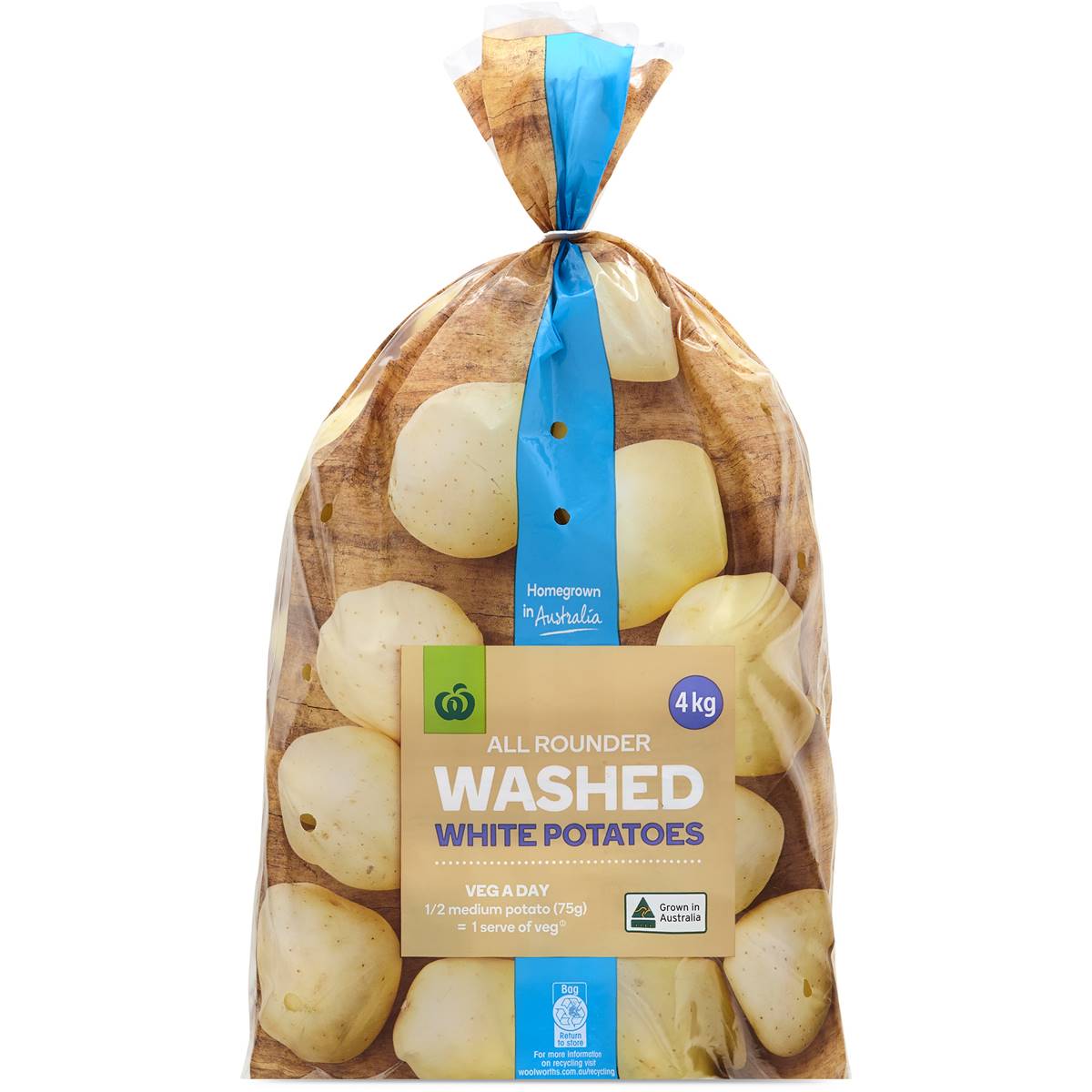 Calories in Woolworths Washed Potato