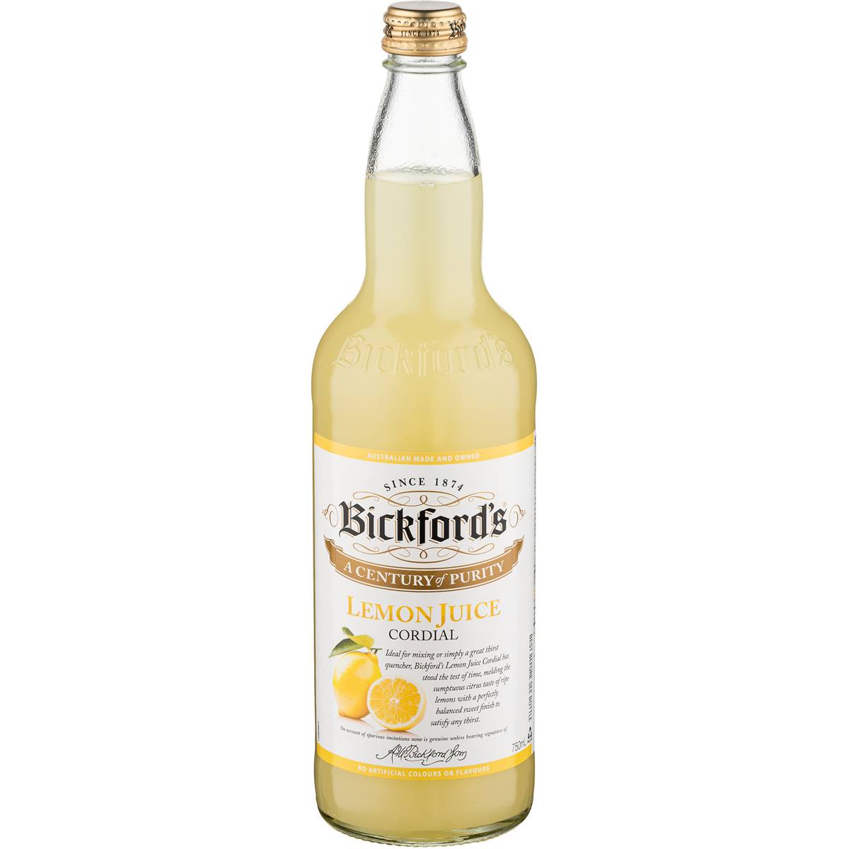 Bickfords Lemon Cordial