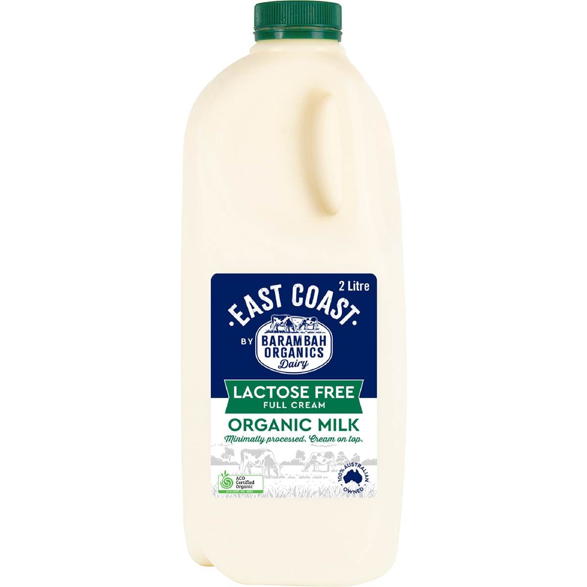 Calories in East Coast Sustainable Dairy Organic Full Cream Milk calcount