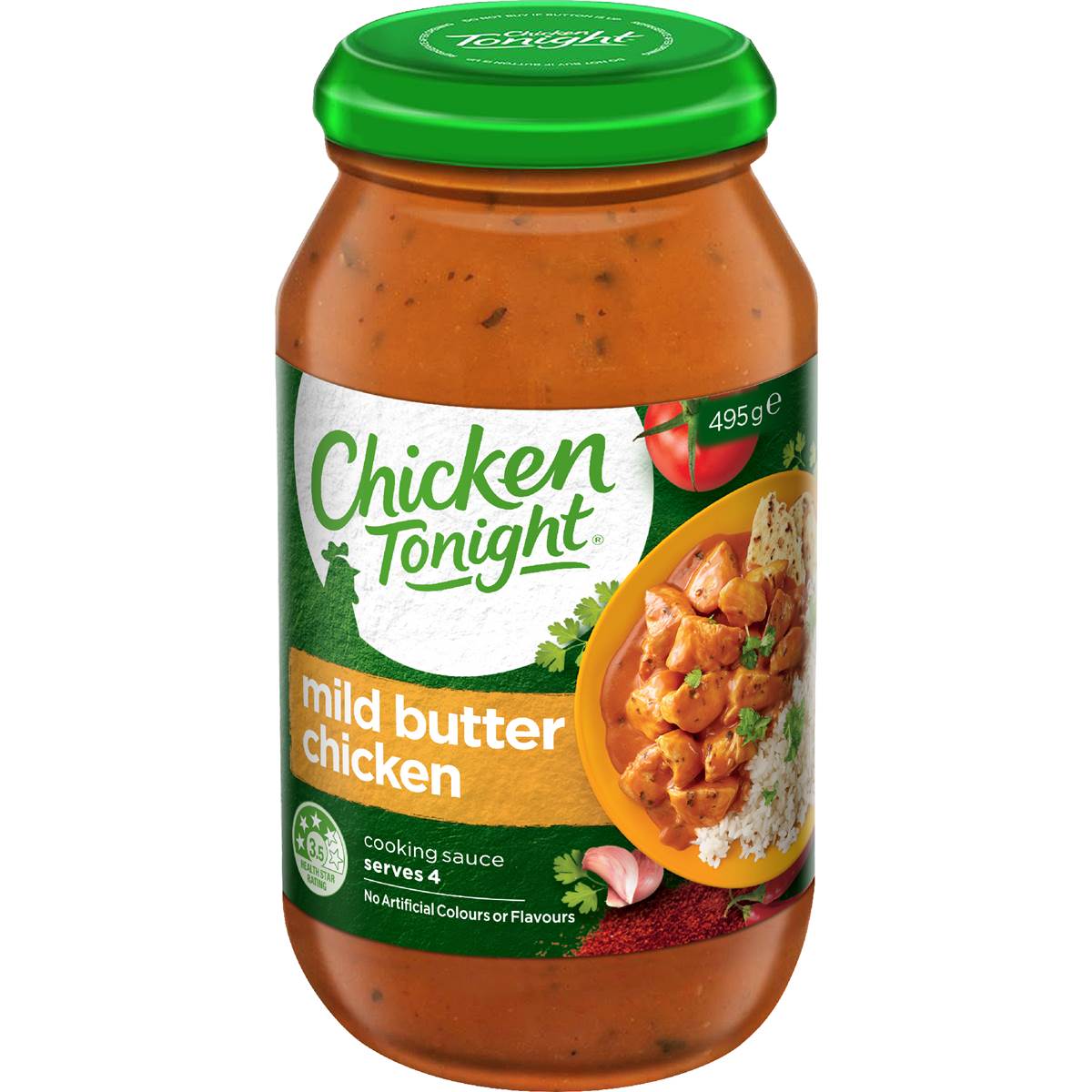 Chicken Tonight Simmer Sauce Mild Butter Chicken 495g