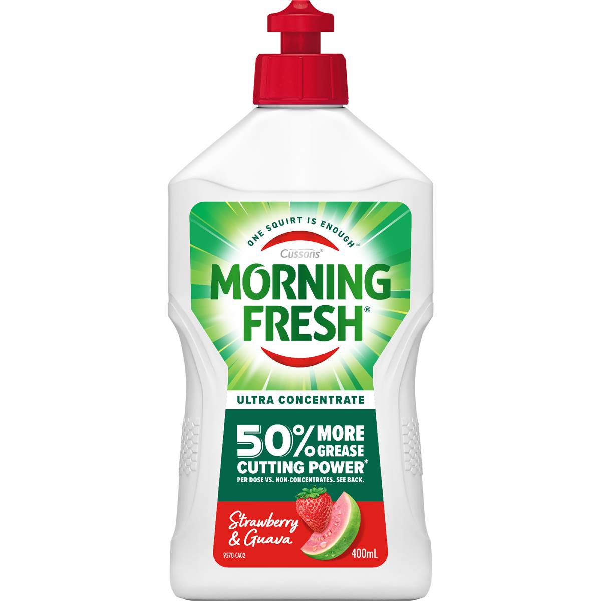 Morning Fresh Dishwashing Liquid Strawberry & Guava 400mL