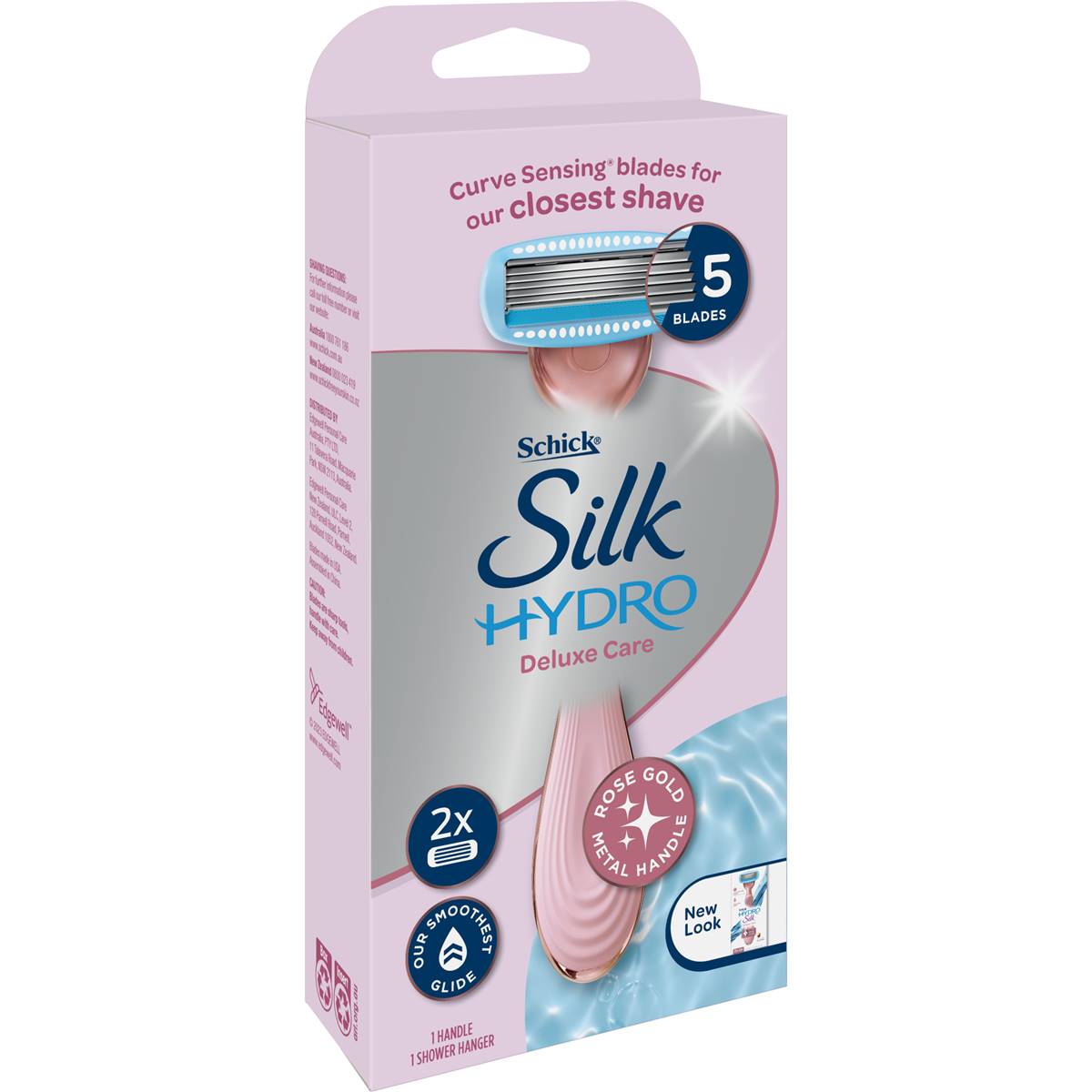 Schick Hydro Silk Deluxe Care Razor With 2 Cartridge Set each – Woolworths