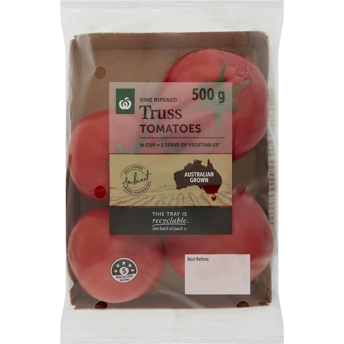Calories in Woolworths Tomato Truss