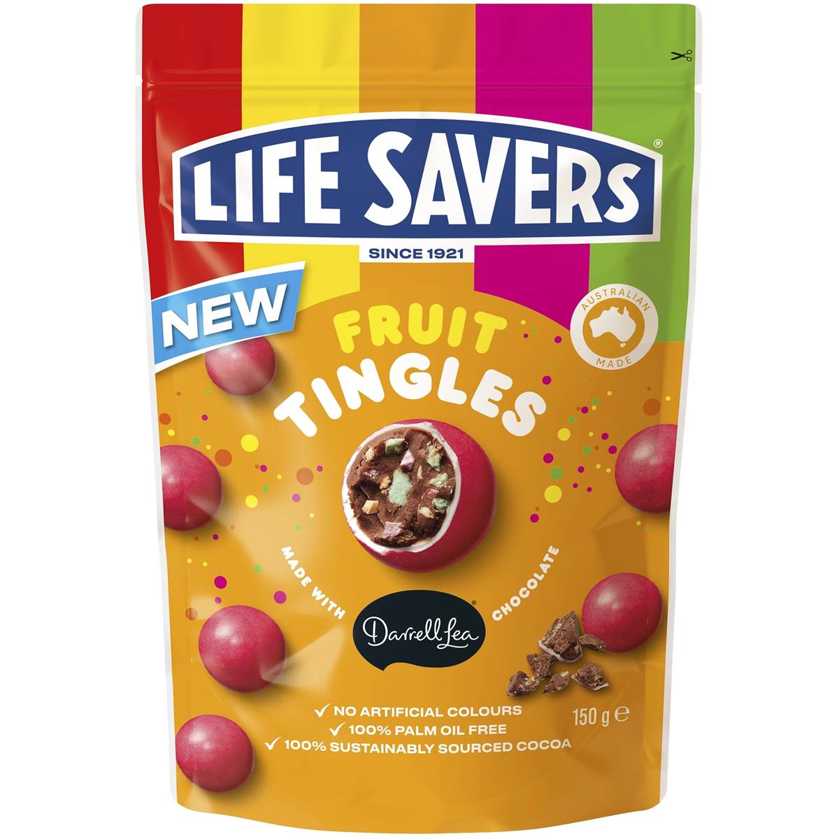 Calories in Lifesavers Fruit Tingles Calorie Counter Australia