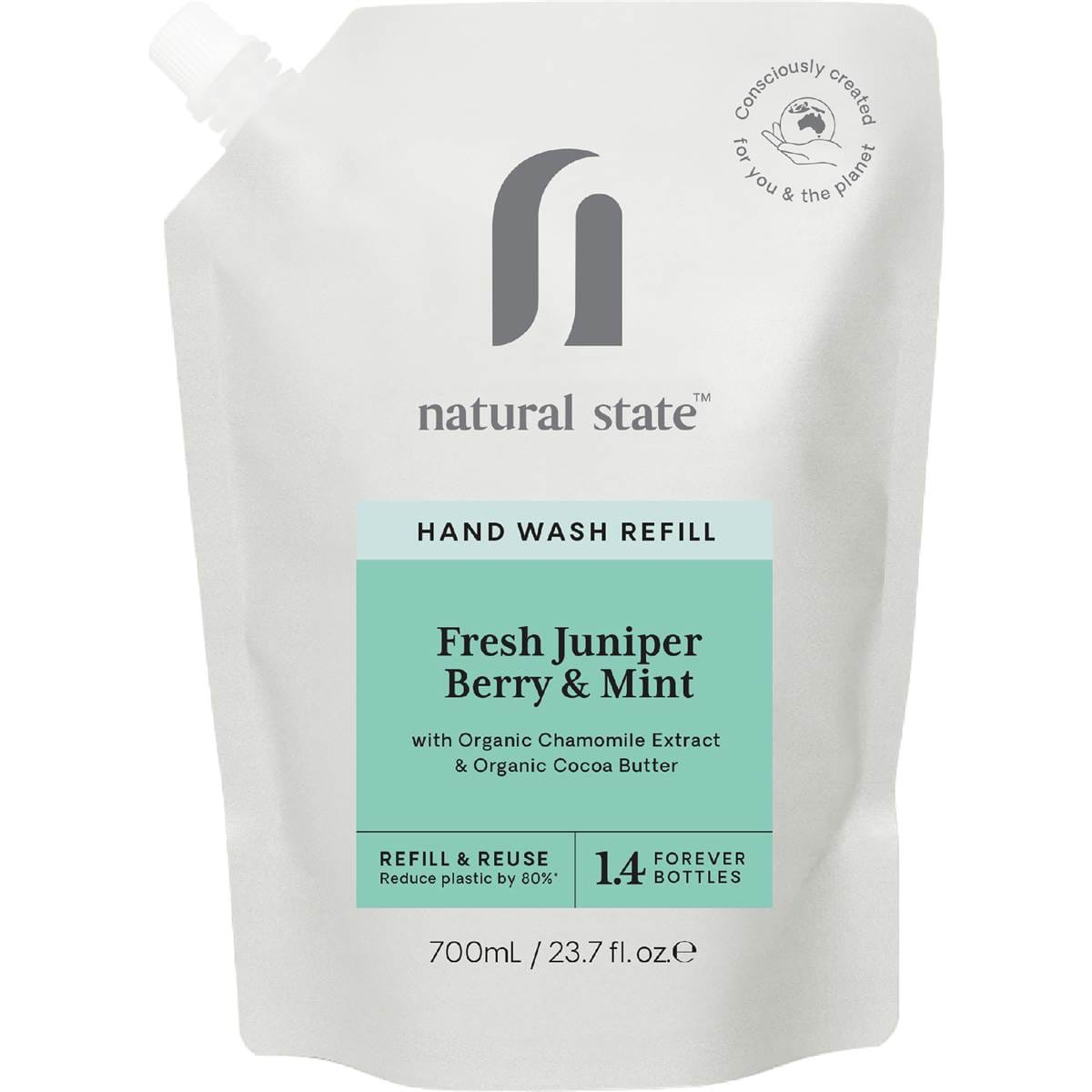 Natural State Fresh Juniper Hand Wash Refill 700mL