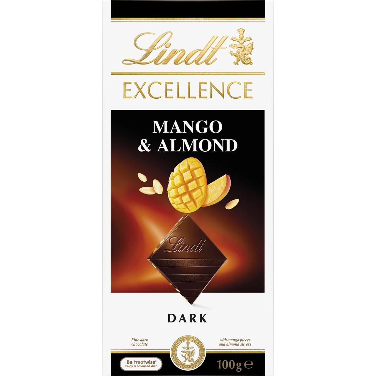 Lindt Excellence Orange intense. 