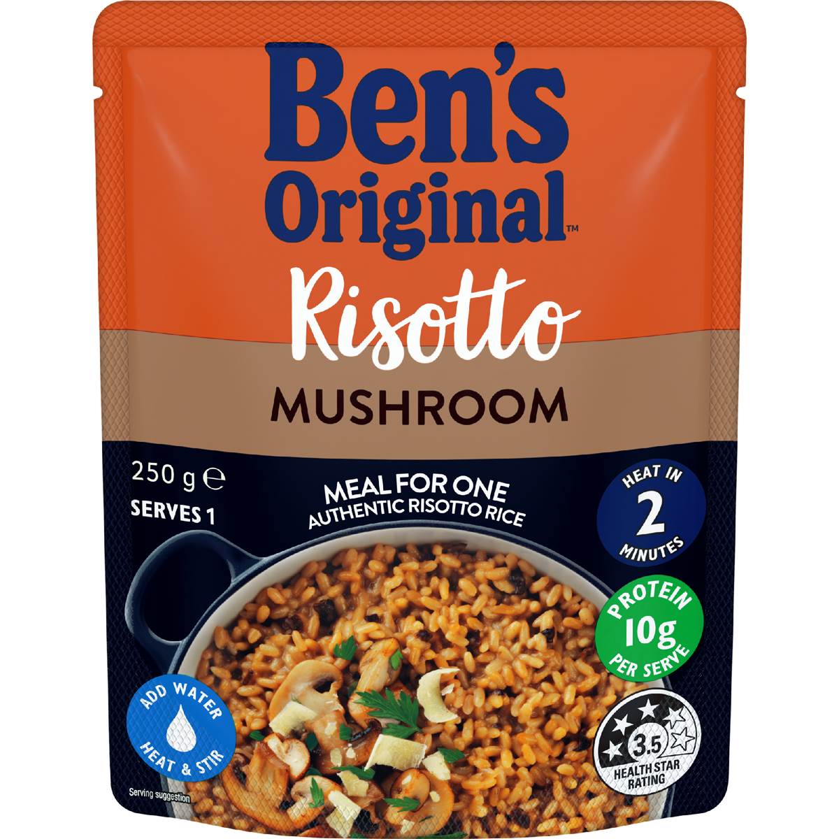 Calories in Woolworths Mushroom Risotto calcount