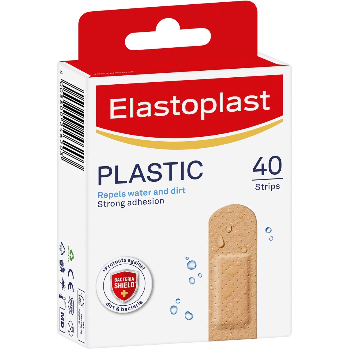 Elastoplast Water Resistant Plastic Plasters