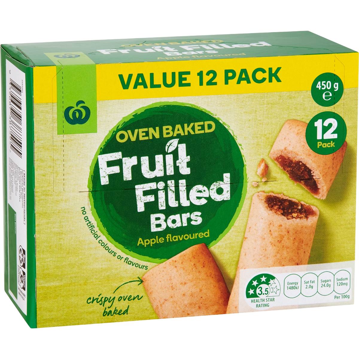 Calories in Coles Oven Baked, Apple calcount
