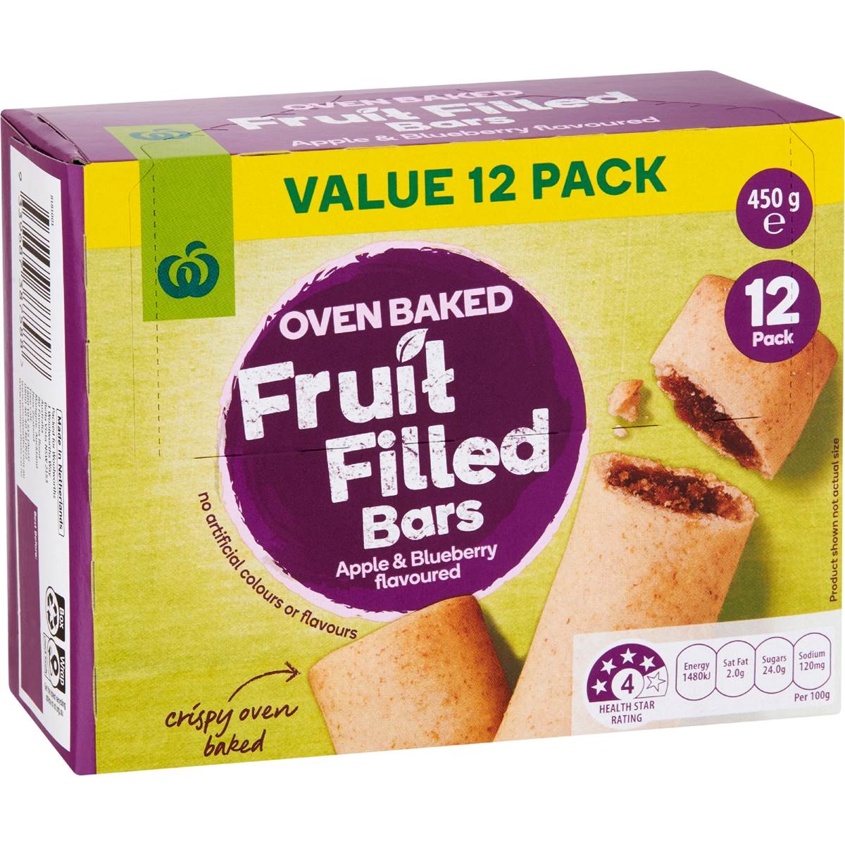 Woolworths Blueberry Oven Baked Fruit Bars