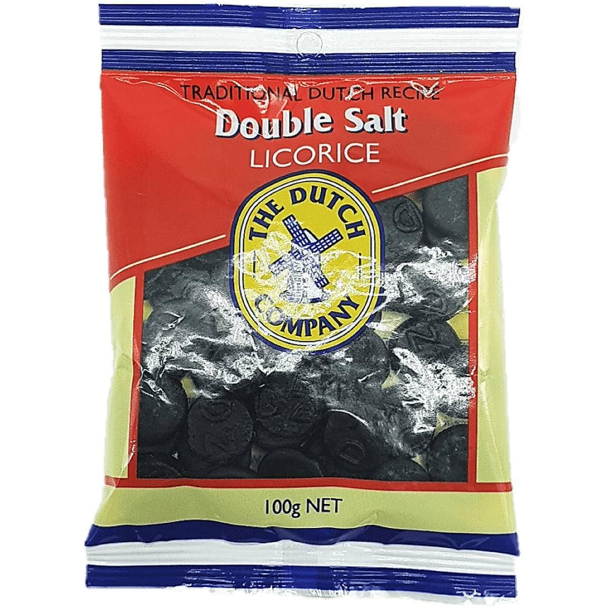 Calories in The Dutch Company Dutch Licorice, Double Salt calcount