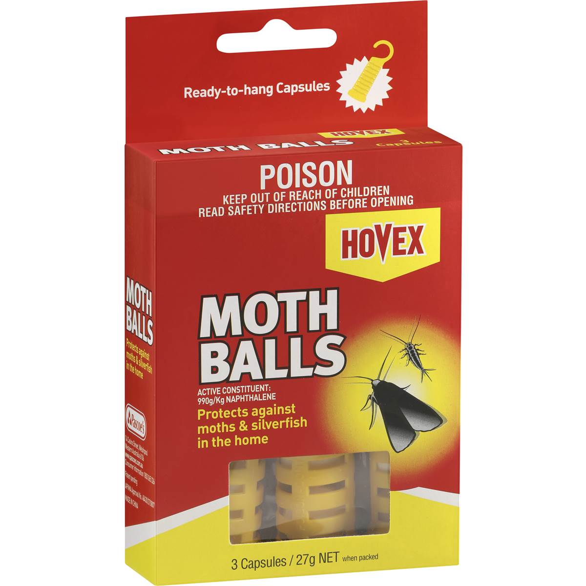 Hovex Insect Control Moth Balls