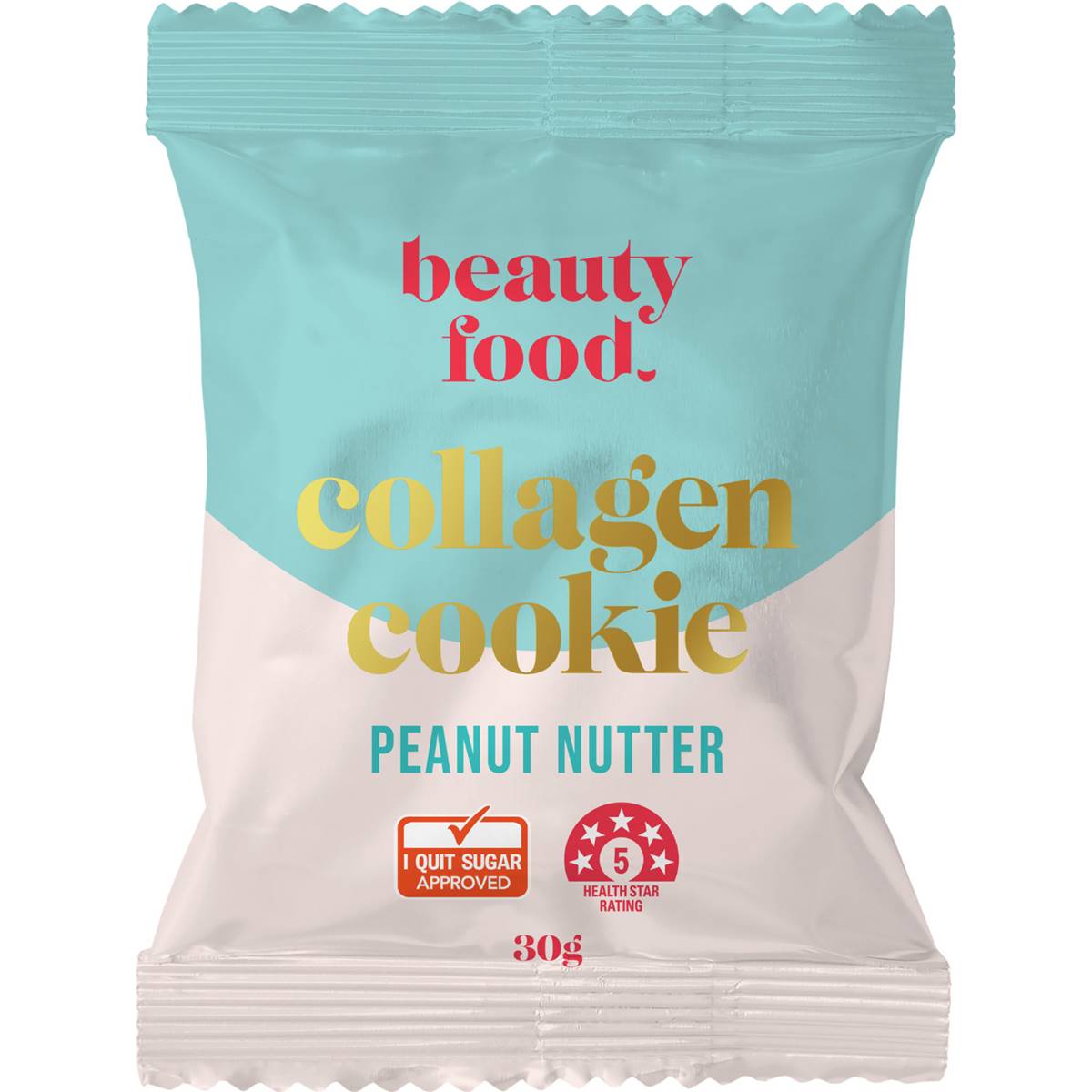 Calories in Chief Nutrition Beauty Food Collagen Cookie Peanut Nutter