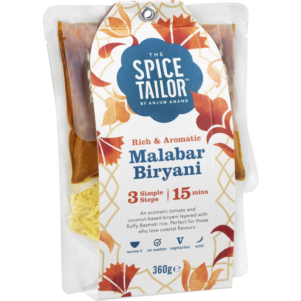 Calories in The Spice Tailor Malabar Biryani Kit calcount