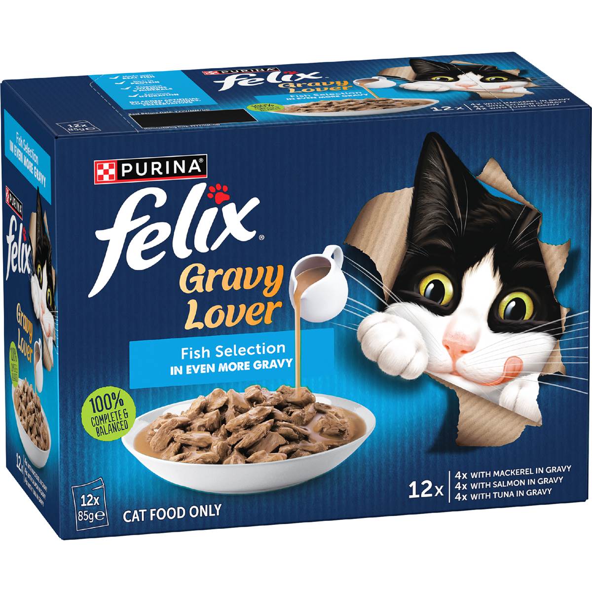 Felix Gravy Lover Fish Selection Wet Cat Food