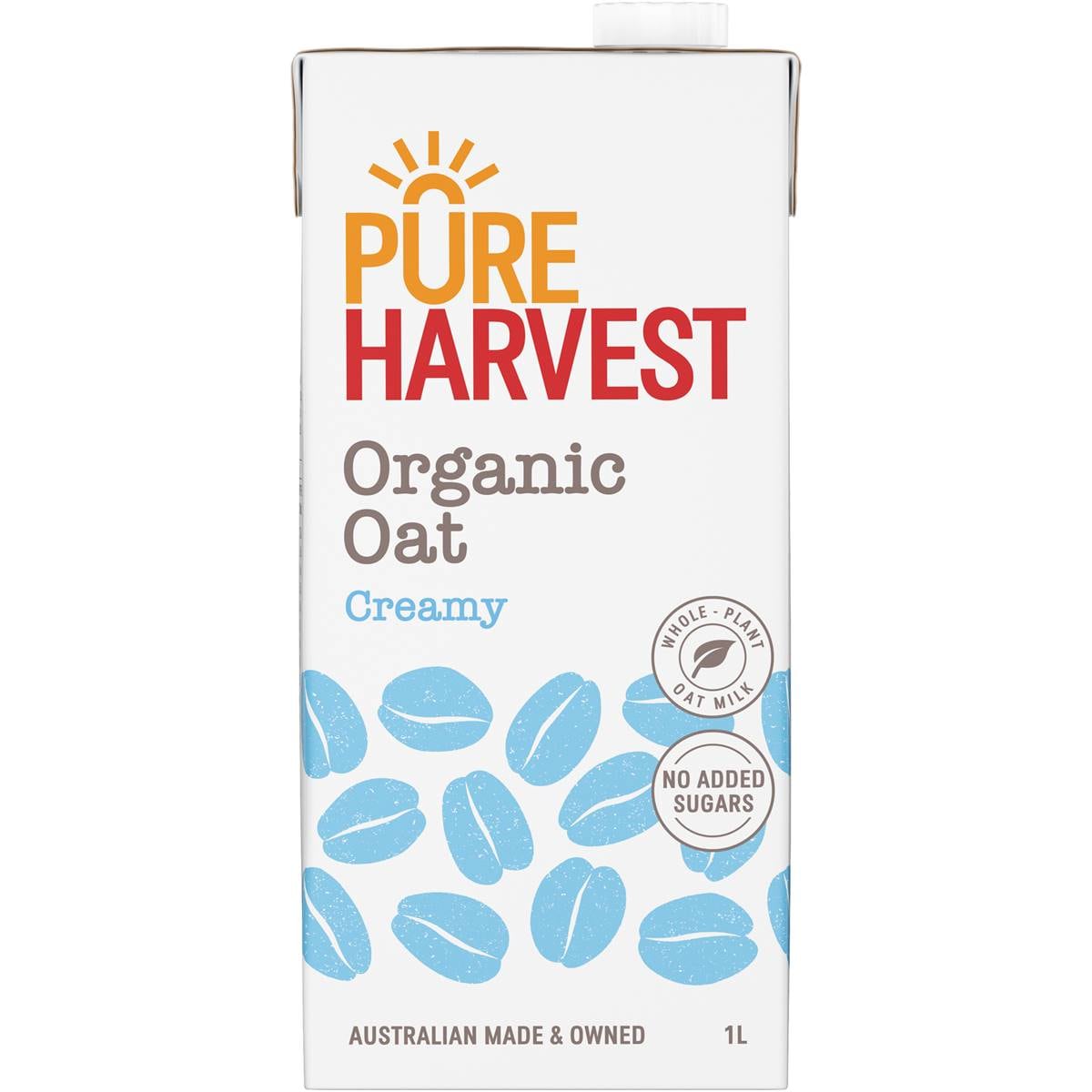 Pure Harvest Organic Oat Creamy Long Life Milk UHT 1L