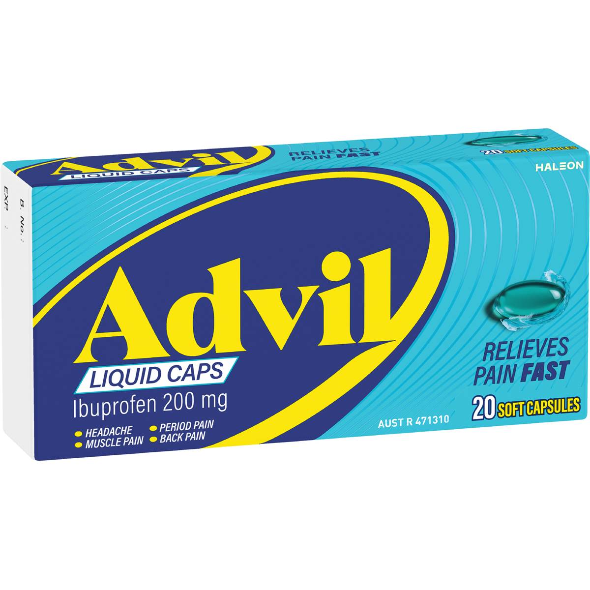 Advil Liquid Capsules Ibuprofen Pain & Fever Relief