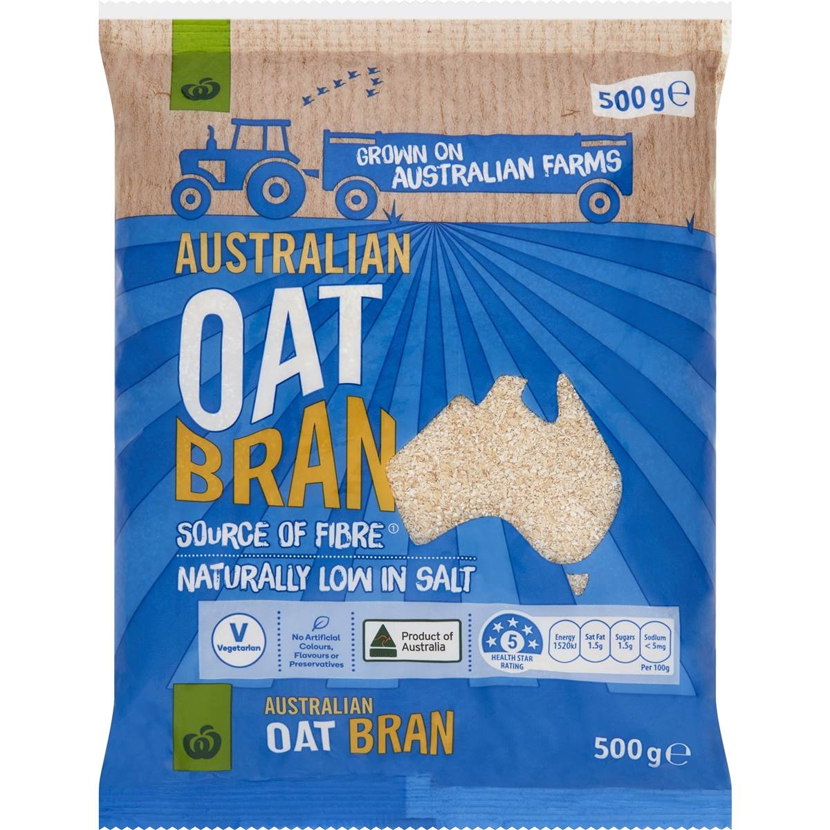 Calories in Woolworths Oat Bran calcount