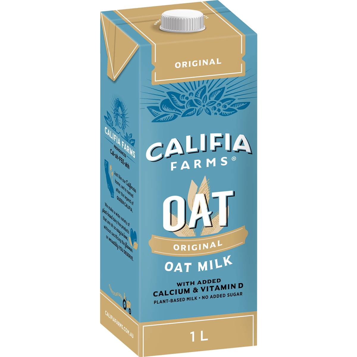 Calories In Califia Farms Oat Original Oat Milk Calcount