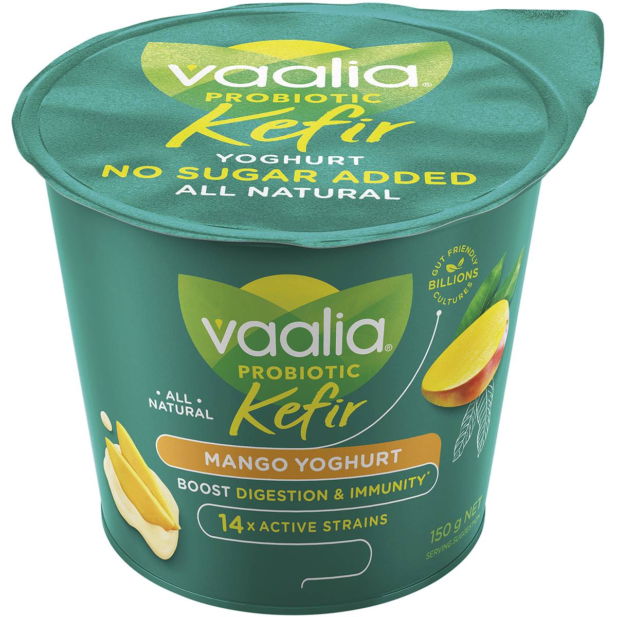 Calories in Table of Plenty Mango Probiotic Kefir Yoghurt Calorie