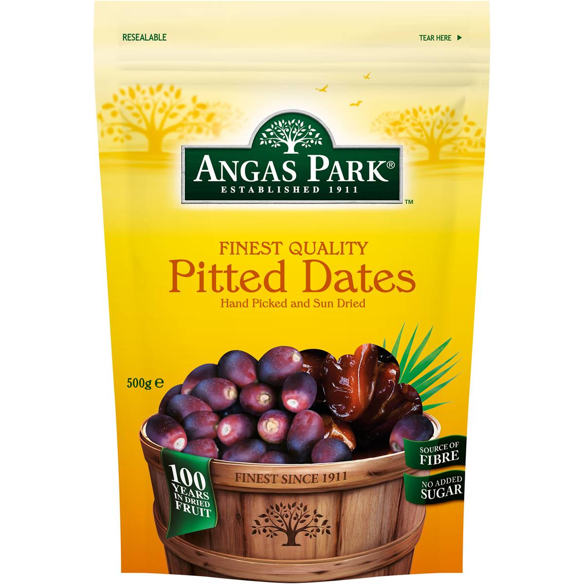Calories in Angas Park Pitted Dates