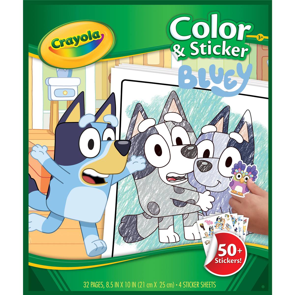 Crayola Color & Sticker Bluey each