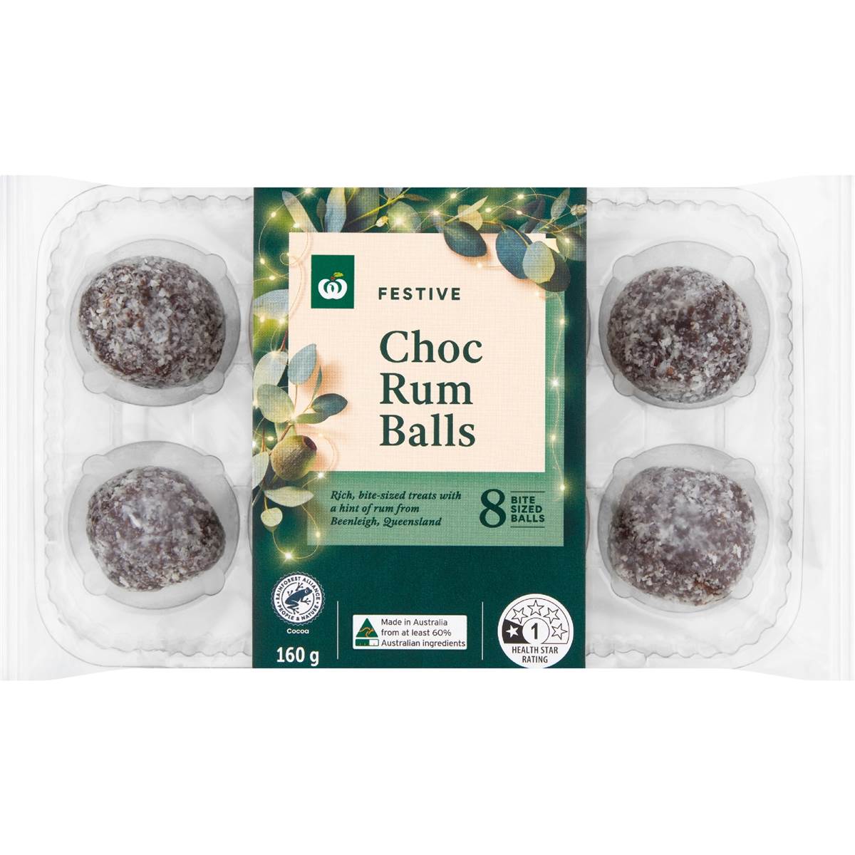 Calories in Leda Chocolate Rum Balls calcount