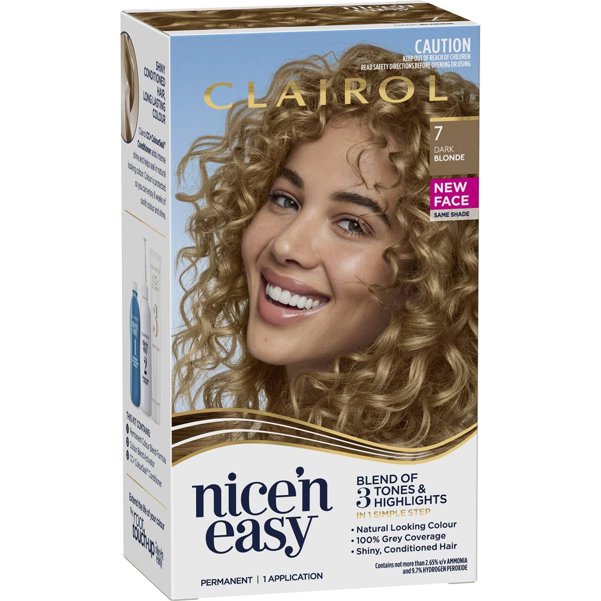 Clairol Nice 'N Easy Permanent 7 Dark Blonde Hair Colour each