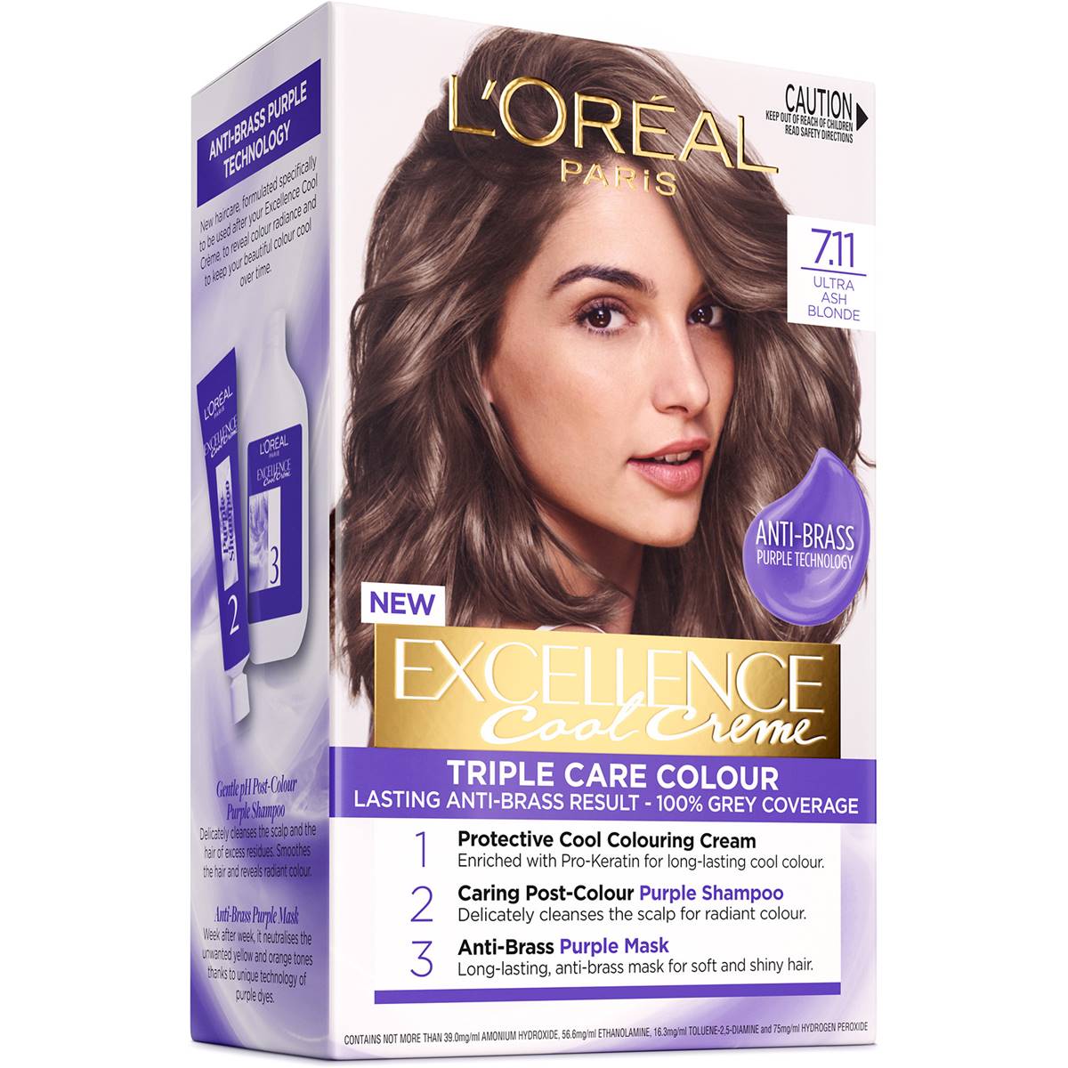 L'Oreal Paris Excellence Cool Crème Ultra Ash Blonde Hair Colour each